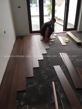 Thi công sàn gỗ cốt xanh Indonesia